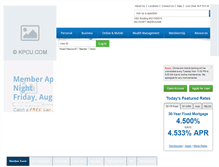 Tablet Screenshot of kpcu.com